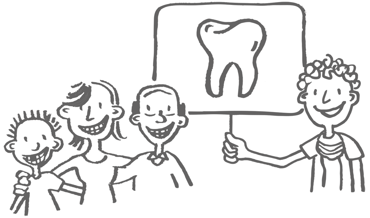 Zeichnung Zahnheilkunde - Praxis an der Elz, Teningen