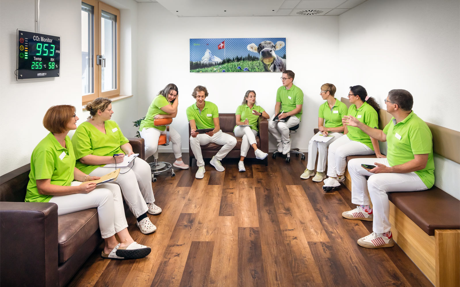 Teambesprechung - Praxis an der Elz – Zahnheilkunde & Kieferorthopädie, Teningen