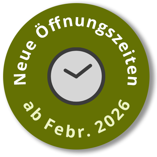 Neue Öffnungszeiten ab Februar 2026